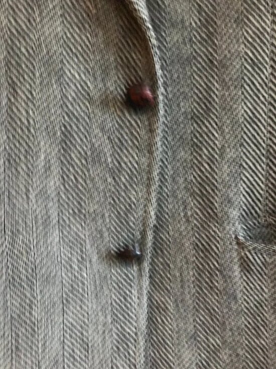 Petersen, Harned, Von Maur Herringbone Wool Tweed Blazer: Vintage Men's Size 42L - Picture 5 of 10